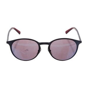 Gucci Sylvie Web Accent Round Sunglasses with case